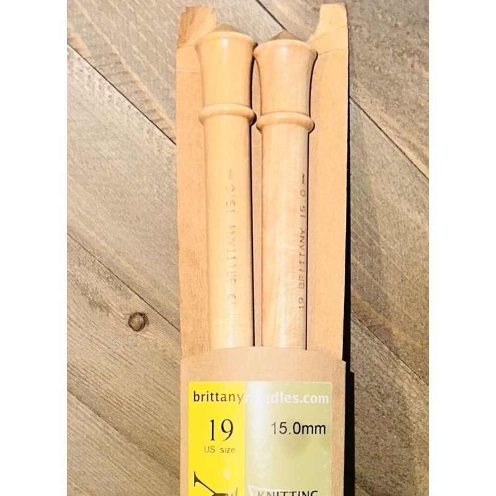 Brittany 10" Single Point Knitting Needles Size 19 - 15.0 mm